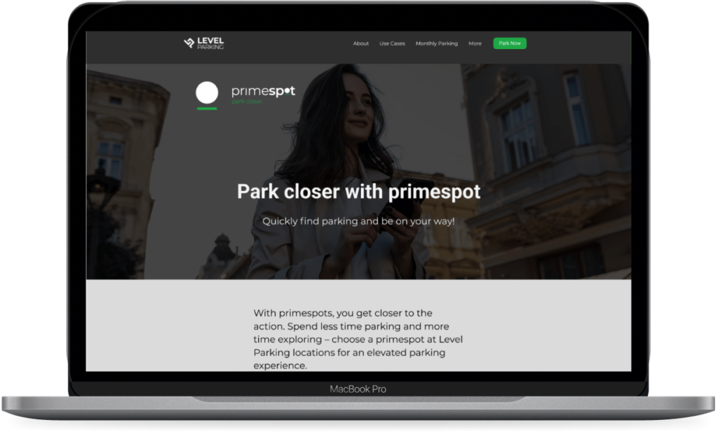 LevelParking primespot product