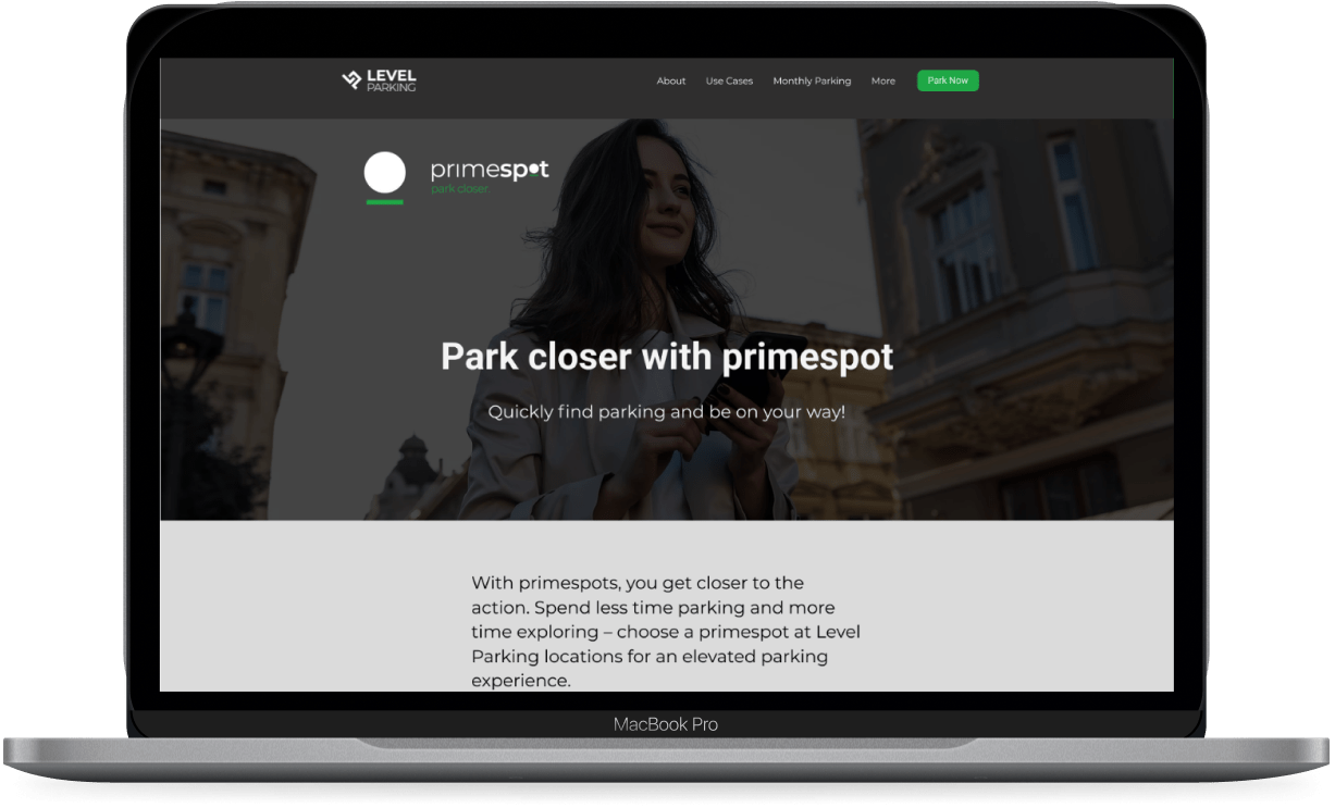 LevelParking primespot product